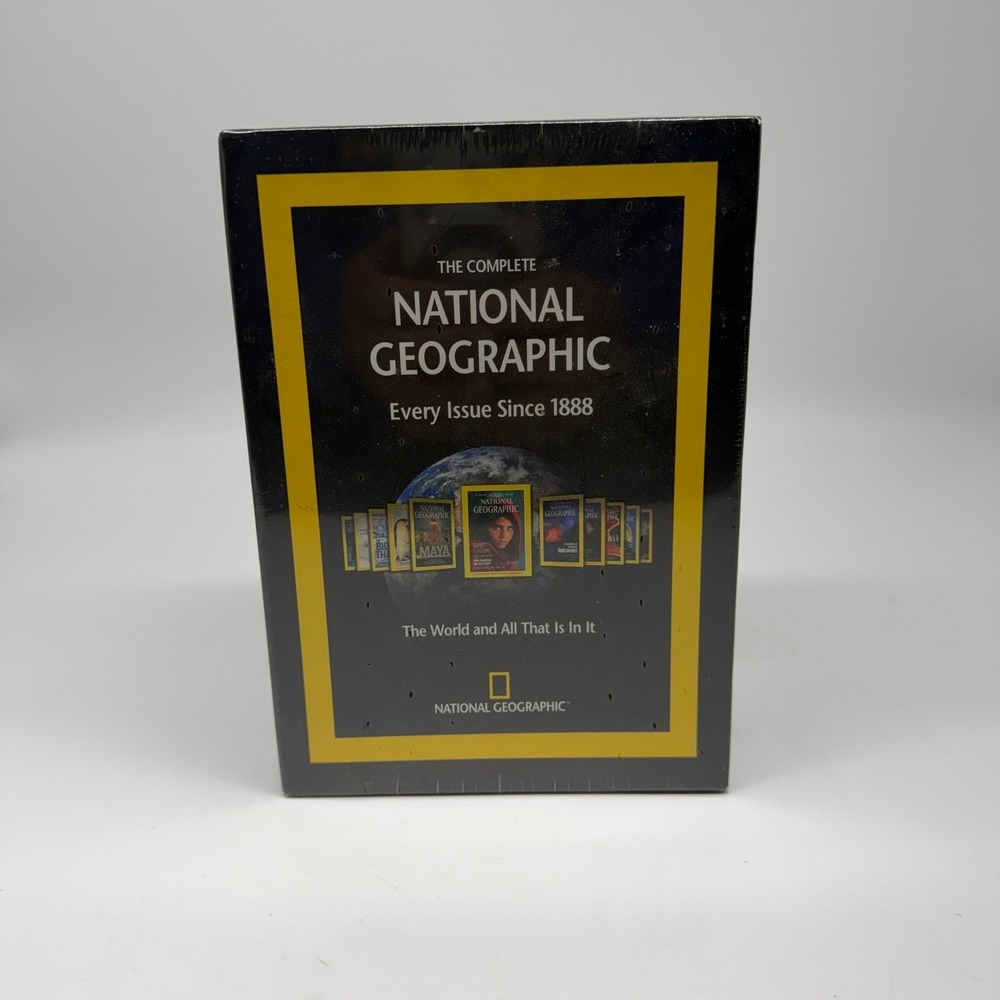 Complete National Geographic Every Issue Since 1888 DVD-ROM 6 Disc NIB Sealed
